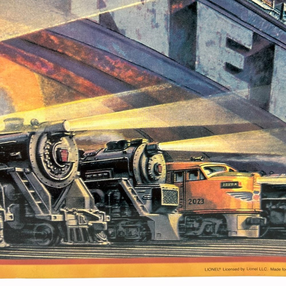 Hallmark Replica Lionel Tin Sign 1952 Catalog Cover Graphic 1998 Train Loco - Picture 5 of 16